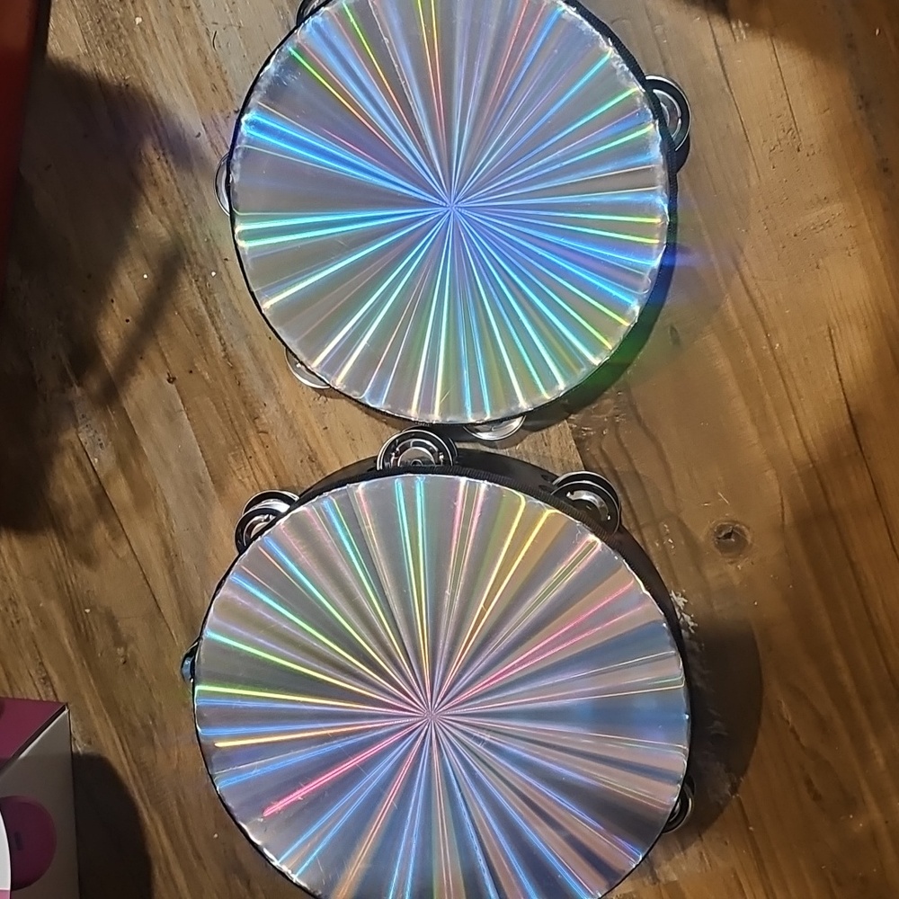 Set Of Big And Small Tambourines